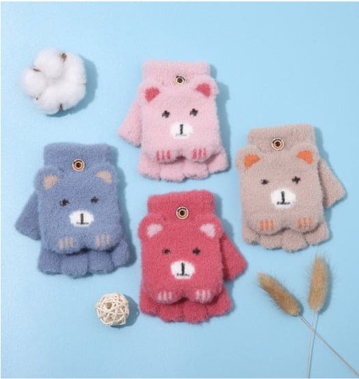 Warm Baby Gloves, Winter Mittens Gloves for Baby Kids Toddler, Unisex Cute Warm Fleece Thick Thermal Gloves for Boys Girls Warm Baby Gloves, Winter Mittens Gloves for Baby Kids Toddler, Unisex Cute Warm Fleece Thick Thermal Gloves for Boys Girls